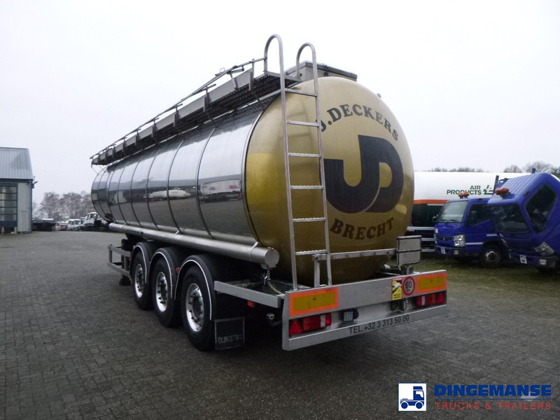Dijkstra Chemical tank inox L4BH 37.5 m3 / 1 comp - Tartályos félpótkocsi: 3 kép. Dijkstra Chemical tank inox L4BH 37.5 m3 / 1 comp - Tartályos félpótkocsi: 3 kép.