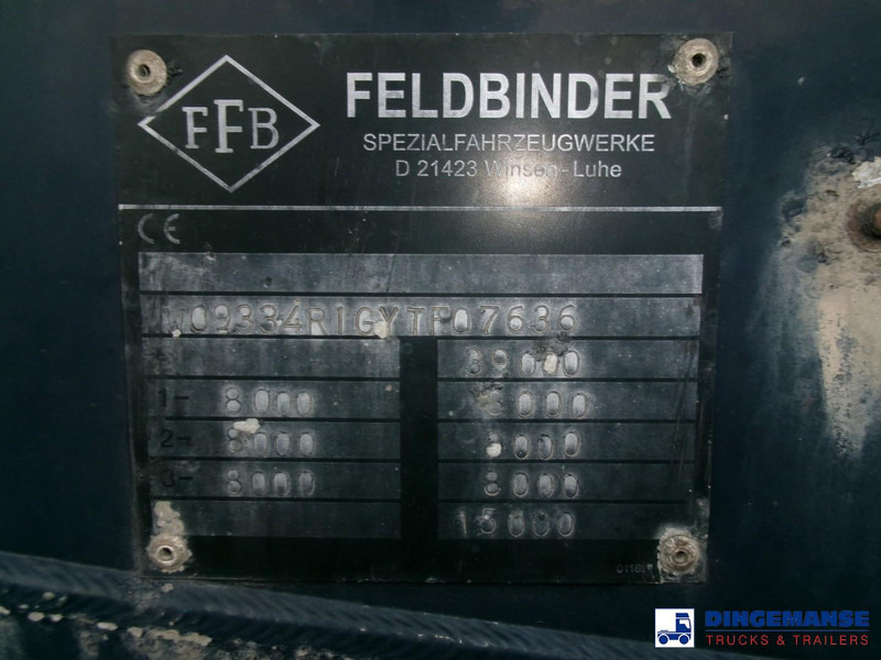 Feldbinder Powder tank alu 38 m3 (tipping) lízing Feldbinder Powder tank alu 38 m3 (tipping): 17 kép. Feldbinder Powder tank alu 38 m3 (tipping) lízing Feldbinder Powder tank alu 38 m3 (tipping): 17 kép.