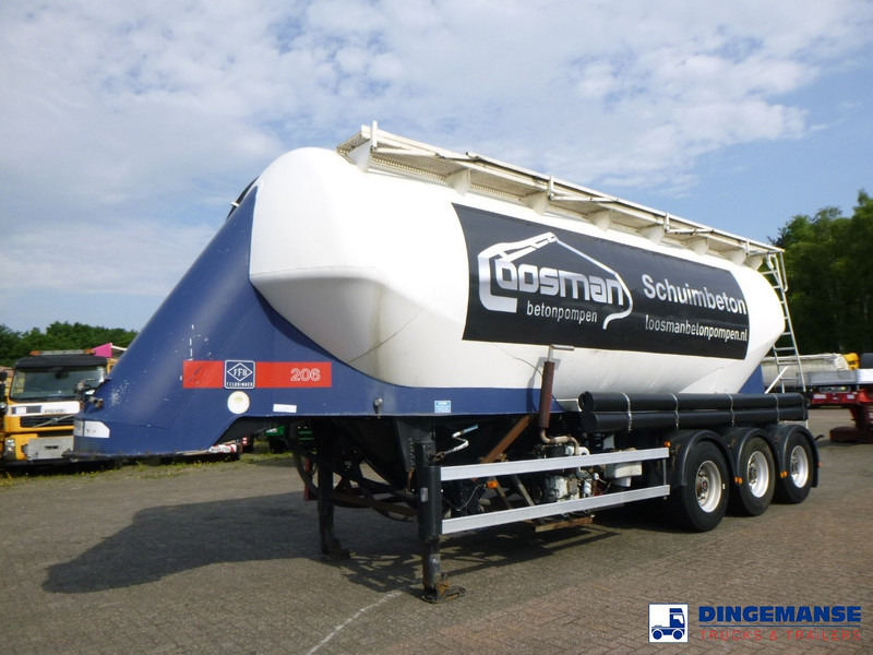 Feldbinder Powder tank alu 40 m3 / 1 comp + compressor - Tartályos félpótkocsi: 1 kép. Feldbinder Powder tank alu 40 m3 / 1 comp + compressor - Tartályos félpótkocsi: 1 kép.