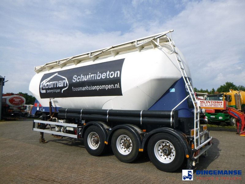 Feldbinder Powder tank alu 40 m3 / 1 comp + compressor - Tartályos félpótkocsi: 3 kép. Feldbinder Powder tank alu 40 m3 / 1 comp + compressor - Tartályos félpótkocsi: 3 kép.