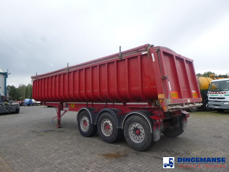 Fruehauf Tipper trailer alu 34.6 m3 + tarpaulin - Félpótkocsi billenőplatós: 3 kép. Fruehauf Tipper trailer alu 34.6 m3 + tarpaulin - Félpótkocsi billenőplatós: 3 kép.