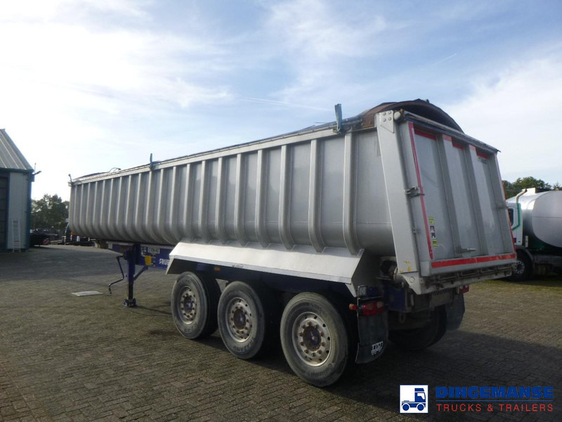 Fruehauf Tipper trailer alu 35 m3 + tarpaulin - Félpótkocsi billenőplatós: 3 kép. Fruehauf Tipper trailer alu 35 m3 + tarpaulin - Félpótkocsi billenőplatós: 3 kép.
