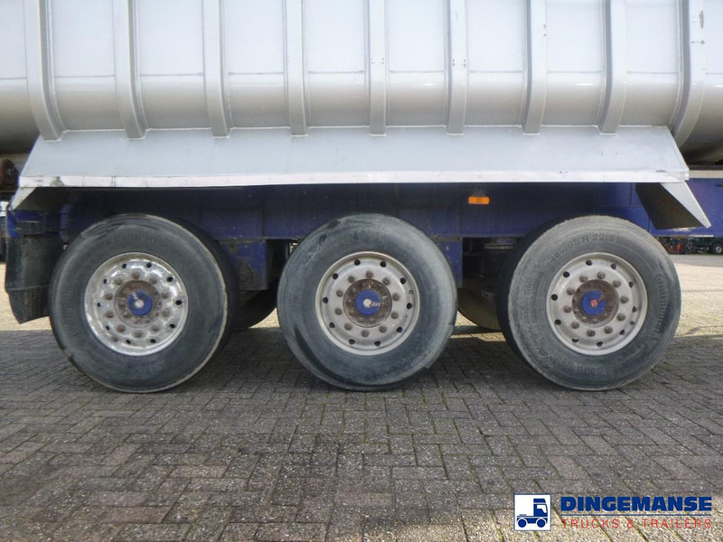Fruehauf Tipper trailer alu 35 m3 + tarpaulin - Félpótkocsi billenőplatós: 5 kép. Fruehauf Tipper trailer alu 35 m3 + tarpaulin - Félpótkocsi billenőplatós: 5 kép.