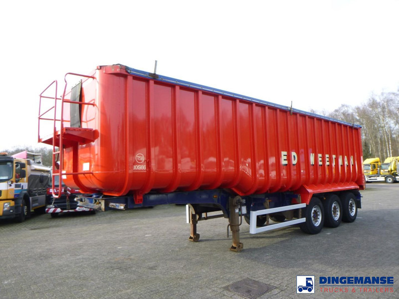 Fruehauf Tipper trailer alu 52 m3 + tarpaulin - Félpótkocsi billenőplatós: 1 kép. Fruehauf Tipper trailer alu 52 m3 + tarpaulin - Félpótkocsi billenőplatós: 1 kép.