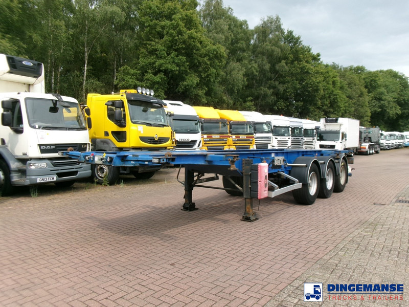 GENERAL TRAILERS 3-axle container trailer 20-25-30 ft - Cserefelépítményes teherautó: 1 kép. GENERAL TRAILERS 3-axle container trailer 20-25-30 ft - Cserefelépítményes teherautó: 1 kép.