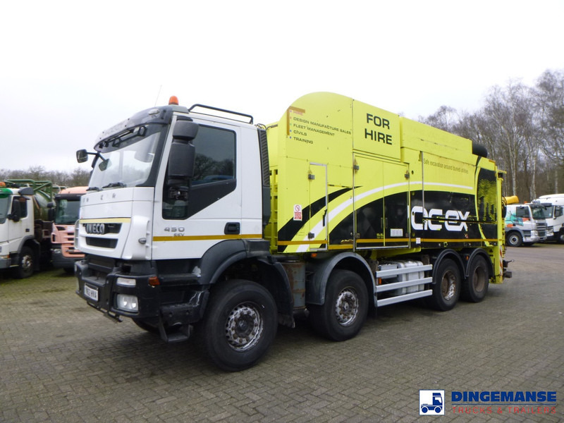 Iveco Trakker 450 8x4 MTS vacuum excavator / Saugbagger - Szippantós autó: 1 kép. Iveco Trakker 450 8x4 MTS vacuum excavator / Saugbagger - Szippantós autó: 1 kép.
