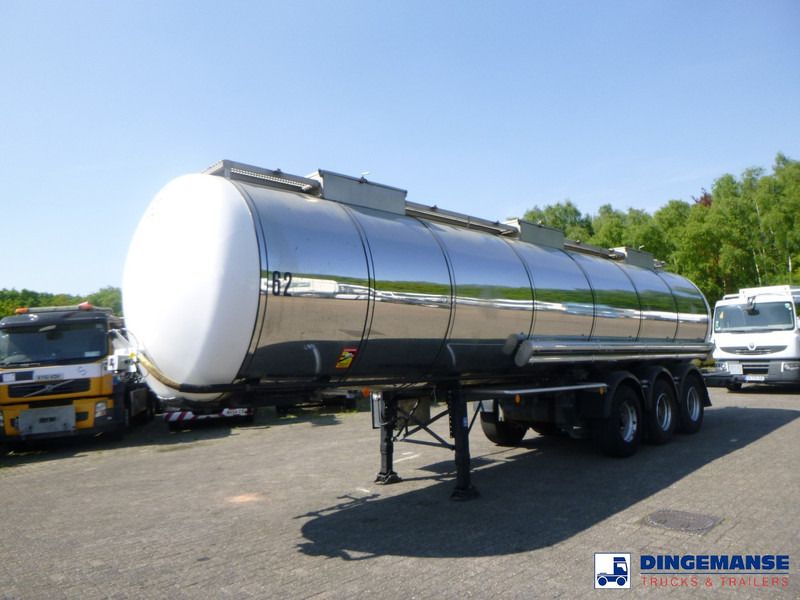 LAG Chemical tank inox 30 m3 / 1 comp - Tartályos félpótkocsi: 1 kép. LAG Chemical tank inox 30 m3 / 1 comp - Tartályos félpótkocsi: 1 kép.