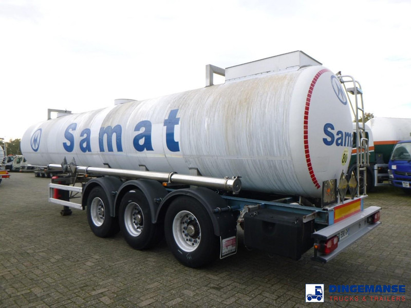 MAISONNEUVE Chemical ACID tank inox L4BH 22.4 m3 / 1 comp (caustic soda) - Tartályos félpótkocsi: 3 kép. MAISONNEUVE Chemical ACID tank inox L4BH 22.4 m3 / 1 comp (caustic soda) - Tartályos félpótkocsi: 3 kép.