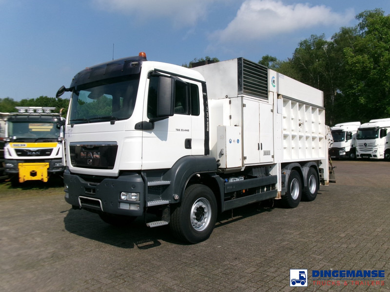 MAN TGS 26.440 6X4 MTS Saugbagger Dino3 vacume - Szippantós autó: 1 kép. MAN TGS 26.440 6X4 MTS Saugbagger Dino3 vacume - Szippantós autó: 1 kép.