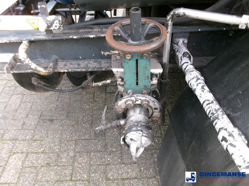Tartályos félpótkocsi Magyar Bitumen tank inox 32 m3 / 1 comp: 6 kép.