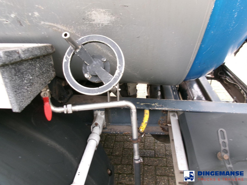 Tartályos félpótkocsi Magyar Bitumen tank inox 32 m3 / 1 comp: 7 kép.