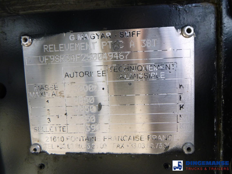 Tartályos félpótkocsi Magyar Bitumen tank inox L1.5BN 32 m3 / 1 comp + ADR: 13 kép. Tartályos félpótkocsi Magyar Bitumen tank inox L1.5BN 32 m3 / 1 comp + ADR: 13 kép.