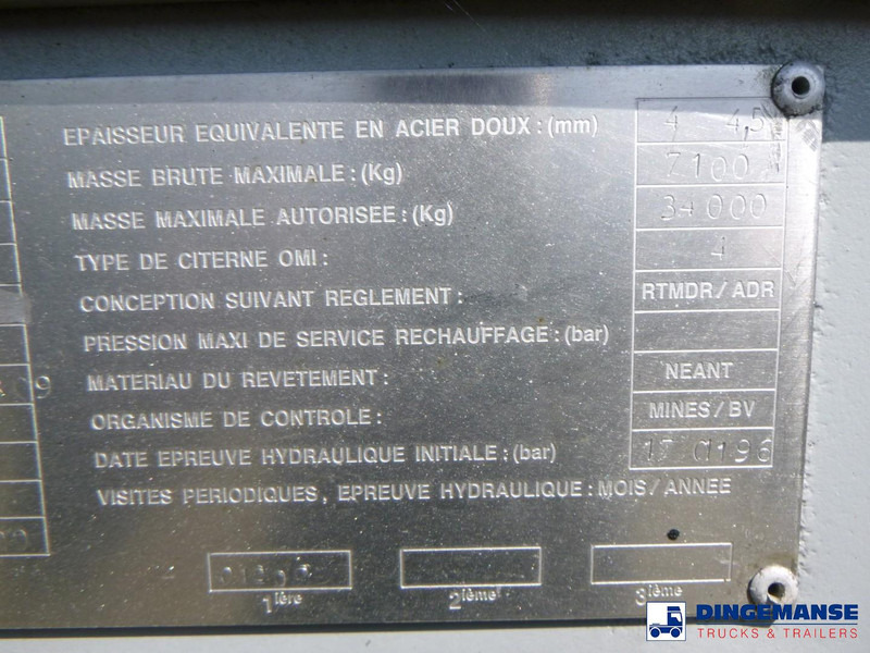 Tartályos félpótkocsi Magyar Bitumen tank inox L1.5BN 32 m3 / 1 comp + ADR: 15 kép. Tartályos félpótkocsi Magyar Bitumen tank inox L1.5BN 32 m3 / 1 comp + ADR: 15 kép.