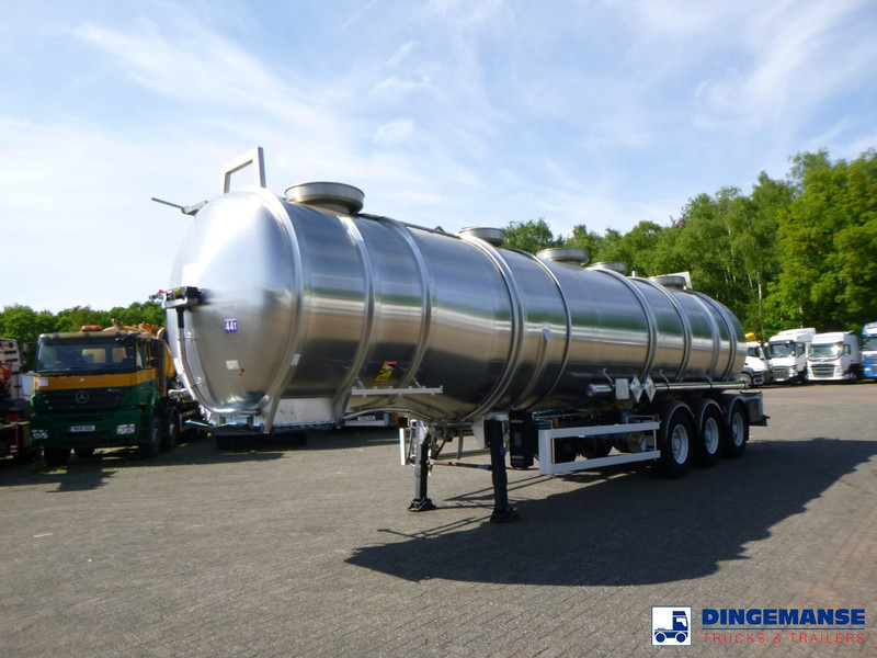 Magyar Chemical tank inox 40.5 m3 / 3 comp - Tartályos félpótkocsi: 1 kép. Magyar Chemical tank inox 40.5 m3 / 3 comp - Tartályos félpótkocsi: 1 kép.