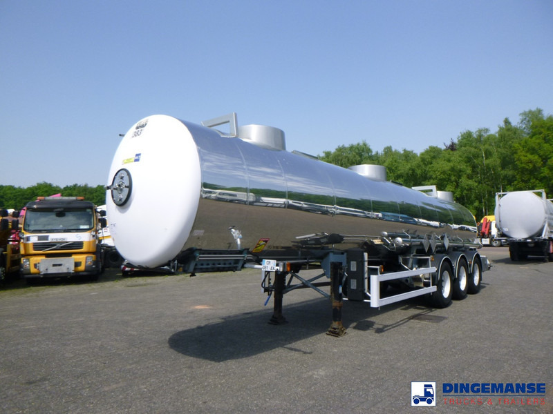 Magyar Chemical tank inox L4BH 22.2 m3 / 1 comp - Tartályos félpótkocsi: 1 kép. Magyar Chemical tank inox L4BH 22.2 m3 / 1 comp - Tartályos félpótkocsi: 1 kép.