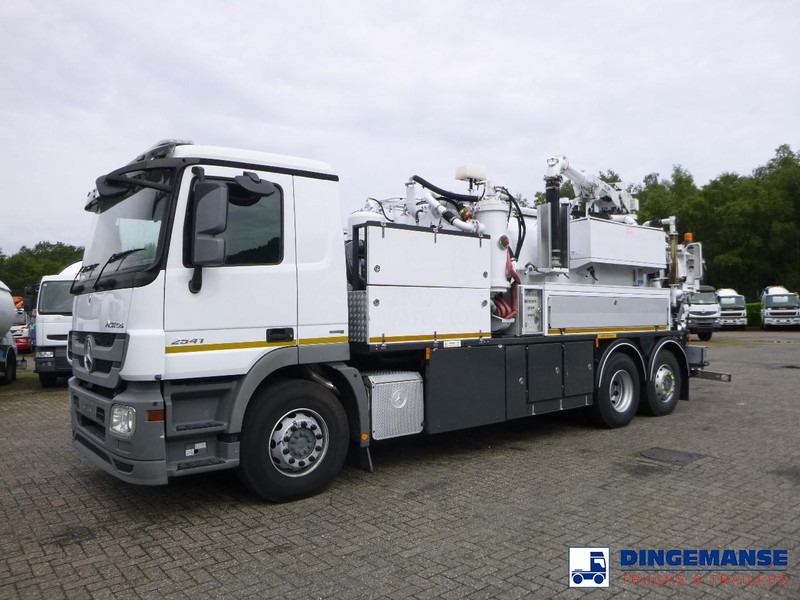Mercedes-Benz Actros 2541 6x2 RHD E5 Huwer vacuum tank / hydrocureur 12 m3 - Szippantós autó: 5 kép. Mercedes-Benz Actros 2541 6x2 RHD E5 Huwer vacuum tank / hydrocureur 12 m3 - Szippantós autó: 5 kép.