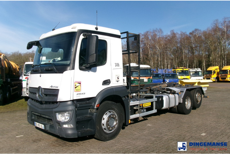 Mercedes-Benz Antos 2543 6x2 Euro 6 Marrel container hook 18t - Horgos rakodó teherautó: 5 kép. Mercedes-Benz Antos 2543 6x2 Euro 6 Marrel container hook 18t - Horgos rakodó teherautó: 5 kép.