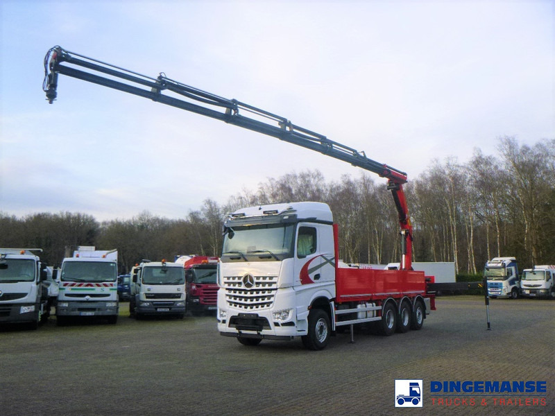 Mercedes-Benz Arocs 3748 8x4 Euro 6 + Palfinger PK22002 EH - Darus autó: 1 kép. Mercedes-Benz Arocs 3748 8x4 Euro 6 + Palfinger PK22002 EH - Darus autó: 1 kép.