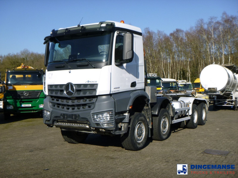 Mercedes-Benz Arocs 4545 8x8 AJK container hook 25 t - Horgos rakodó teherautó: 5 kép. Mercedes-Benz Arocs 4545 8x8 AJK container hook 25 t - Horgos rakodó teherautó: 5 kép.