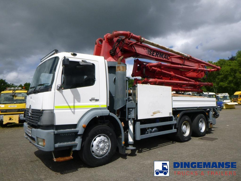 Mercedes-Benz Atego 6x4 Sermac SCL120 concrete pump - Betonpumpa: 1 kép. Mercedes-Benz Atego 6x4 Sermac SCL120 concrete pump - Betonpumpa: 1 kép.