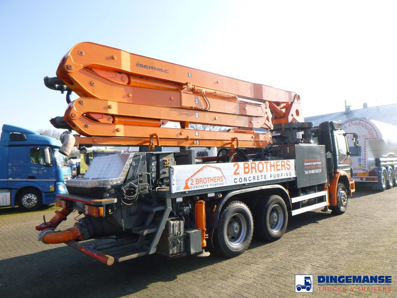 Mercedes-Benz Axor 2633 6x4 RHD Sermac SCL 130 concrete pump 32 m - Betonpumpa: 4 kép. Mercedes-Benz Axor 2633 6x4 RHD Sermac SCL 130 concrete pump 32 m - Betonpumpa: 4 kép.