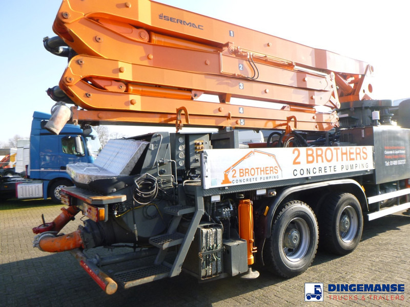 Betonpumpa Mercedes-Benz Axor 2633 6x4 RHD Sermac SCL 130 concrete pump 32 m: 7 kép.