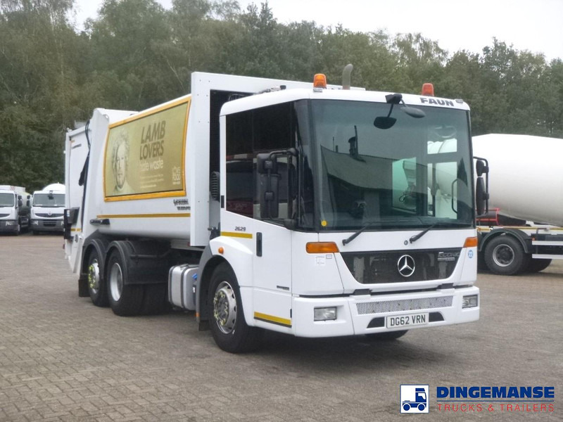 Mercedes-Benz Econic 2629 6x2 RHD Faun Variopress refuse truck - Szemetesautó: 2 kép. Mercedes-Benz Econic 2629 6x2 RHD Faun Variopress refuse truck - Szemetesautó: 2 kép.