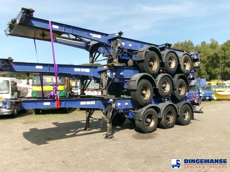 Montracon Stack - 3 x container chassis 20-30-40-45 ft - Cserefelépítményes teherautó: 1 kép. Montracon Stack - 3 x container chassis 20-30-40-45 ft - Cserefelépítményes teherautó: 1 kép.
