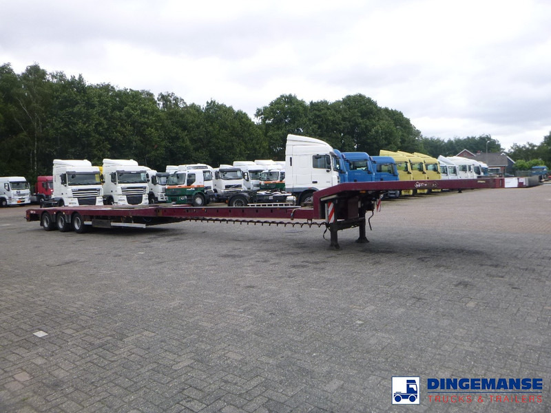 Nooteboom 3-axle semi-lowbed trailer extendable 14.5 m + ramps - Félpótkocsi mélybölcsős: 2 kép. Nooteboom 3-axle semi-lowbed trailer extendable 14.5 m + ramps - Félpótkocsi mélybölcsős: 2 kép.