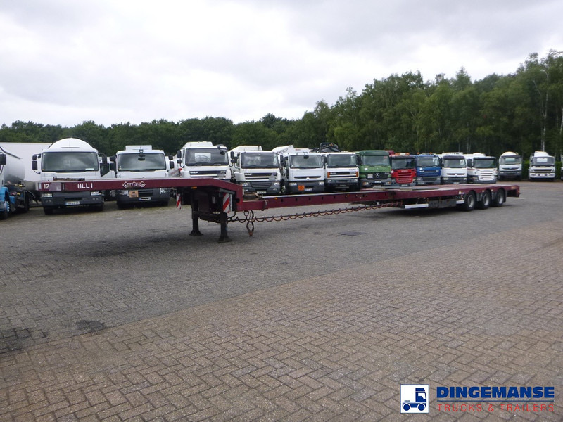 Nooteboom 3-axle semi-lowbed trailer extendable 14.5 m + ramps - Félpótkocsi mélybölcsős: 1 kép. Nooteboom 3-axle semi-lowbed trailer extendable 14.5 m + ramps - Félpótkocsi mélybölcsős: 1 kép.