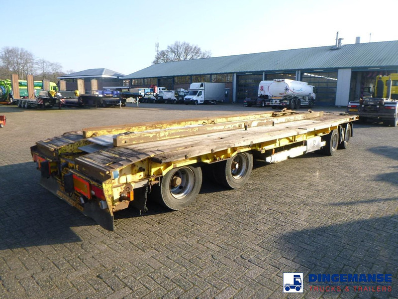 Nooteboom 4-axle lowbed drawbar trailer ASD-40-22 - Platós pótkocsi: 3 kép. Nooteboom 4-axle lowbed drawbar trailer ASD-40-22 - Platós pótkocsi: 3 kép.