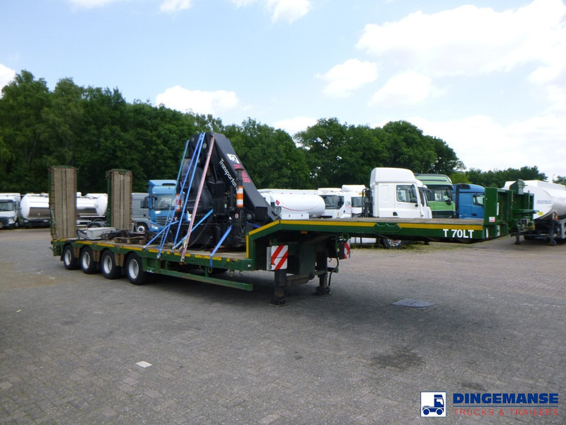Nooteboom 4-axle lowbed trailer 73t OSD-73 - Félpótkocsi mélybölcsős: 2 kép. Nooteboom 4-axle lowbed trailer 73t OSD-73 - Félpótkocsi mélybölcsős: 2 kép.