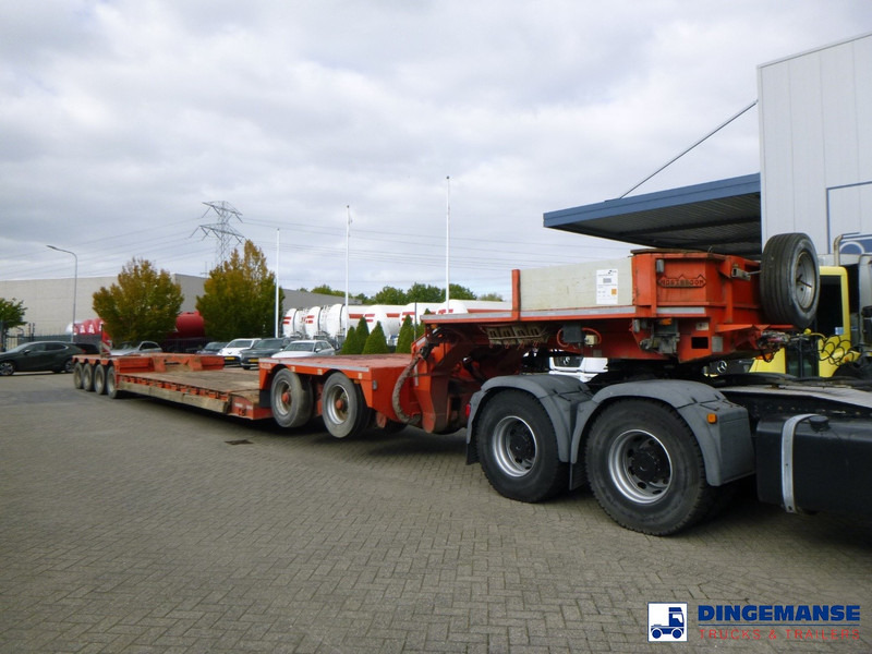 Nooteboom 4-axle lowbed trailer Euro 110-04 + 2-axle dolly - Félpótkocsi mélybölcsős: 3 kép. Nooteboom 4-axle lowbed trailer Euro 110-04 + 2-axle dolly - Félpótkocsi mélybölcsős: 3 kép.
