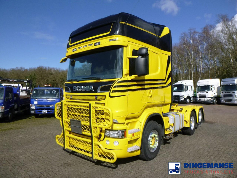 Scania R 730 6X2 E6 ADR + Ret. Hydraulics 2e pto - Nyergesvontató: 1 kép. Scania R 730 6X2 E6 ADR + Ret. Hydraulics 2e pto - Nyergesvontató: 1 kép.