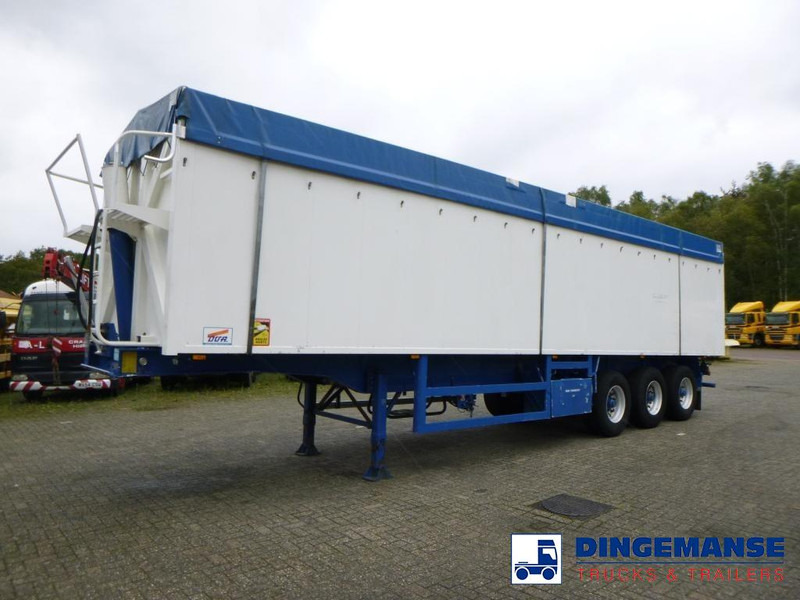 OVA Tipper trailer alu 60 m3 + tarpaulin - Félpótkocsi billenőplatós: 1 kép. OVA Tipper trailer alu 60 m3 + tarpaulin - Félpótkocsi billenőplatós: 1 kép.