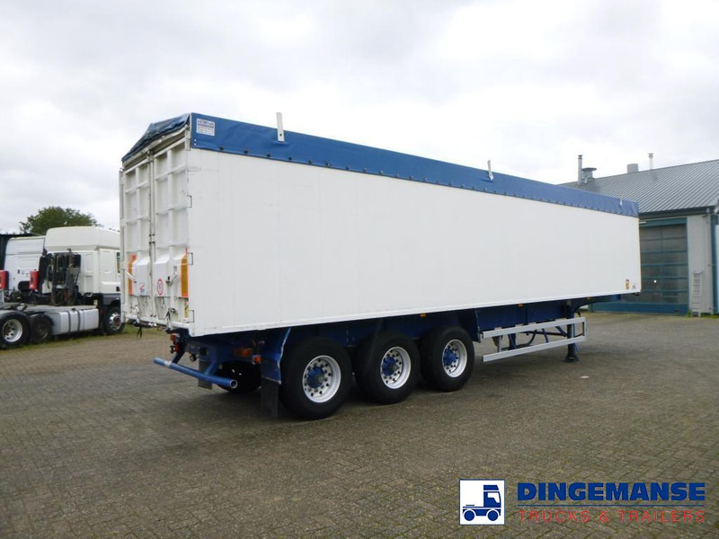OVA Tipper trailer alu 60 m3 + tarpaulin - Félpótkocsi billenőplatós: 4 kép. OVA Tipper trailer alu 60 m3 + tarpaulin - Félpótkocsi billenőplatós: 4 kép.