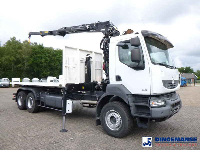 Renault Kerax 440 dxi 6x4 + Hiab 1620Z 80 + XR21S cont. hook - Darus autó: 2 kép. Renault Kerax 440 dxi 6x4 + Hiab 1620Z 80 + XR21S cont. hook - Darus autó: 2 kép.