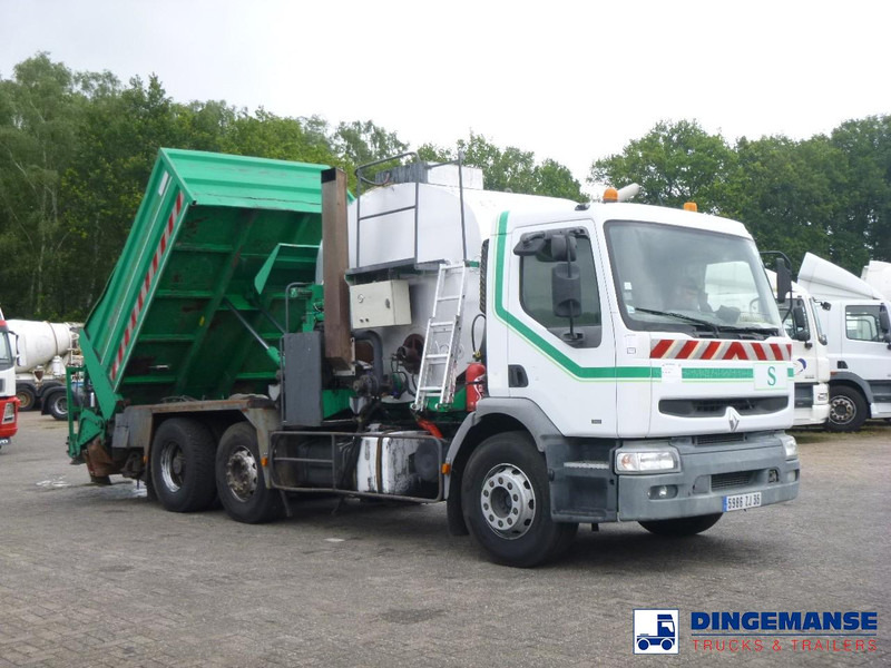 Renault Premium 340 6x2 Road repair bitumen tank 6 m3 / tipper - Tartályos teherautó: 2 kép. Renault Premium 340 6x2 Road repair bitumen tank 6 m3 / tipper - Tartályos teherautó: 2 kép.