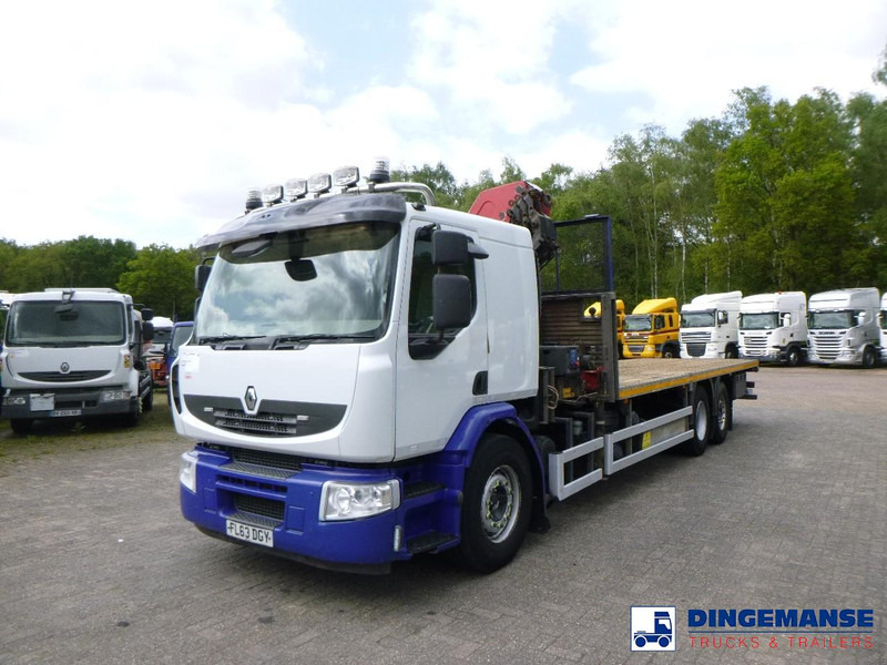 Renault Premium 380 dxi 6x2 RHD + HMF 2620-K4 - Darus autó: 1 kép. Renault Premium 380 dxi 6x2 RHD + HMF 2620-K4 - Darus autó: 1 kép.