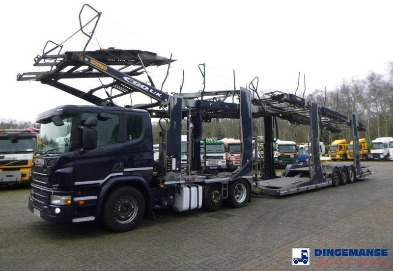Scania P 410 6x2 RHD Rolfo car transporter - Autószállító teherautó: 1 kép. Scania P 410 6x2 RHD Rolfo car transporter - Autószállító teherautó: 1 kép.