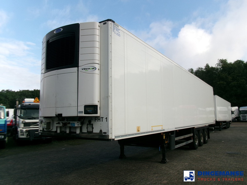 Schmitz Cargobull Frigo trailer + Carrier Vector 1550 - Félpótkocsi hűtős: 1 kép. Schmitz Cargobull Frigo trailer + Carrier Vector 1550 - Félpótkocsi hűtős: 1 kép.