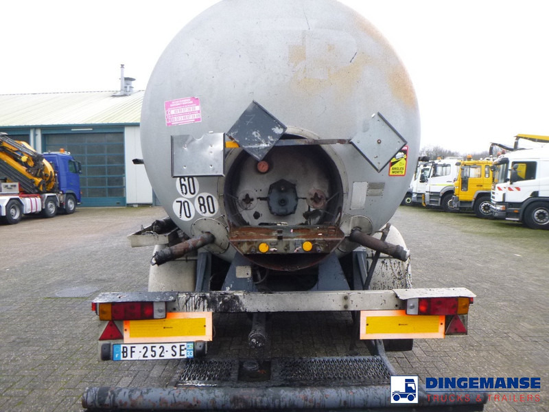 Tartályos félpótkocsi Trailor Heavy oil / bitumen tank steel 31.1 m3 / 1 comp: 9 kép.