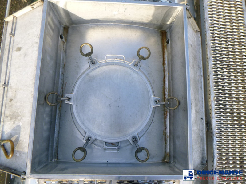 Tartályos félpótkocsi Van Hool Chemical tank inox 30 m3 / 1 comp ADR 12/03/2024: 20 kép.