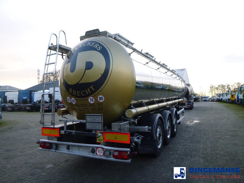 Van Hool Chemical tank inox L4BH 30 m3 / 1 comp / ADR 29/08/24 - Tartályos félpótkocsi: 4 kép. Van Hool Chemical tank inox L4BH 30 m3 / 1 comp / ADR 29/08/24 - Tartályos félpótkocsi: 4 kép.