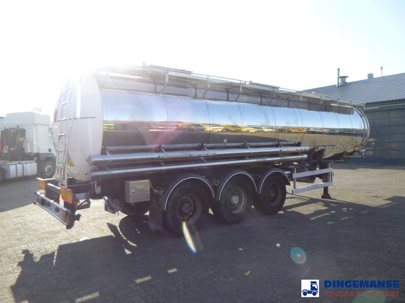 Van Hool Chemical tank inox L4BH 30 m3 / 3 comp - Tartályos félpótkocsi: 4 kép. Van Hool Chemical tank inox L4BH 30 m3 / 3 comp - Tartályos félpótkocsi: 4 kép.