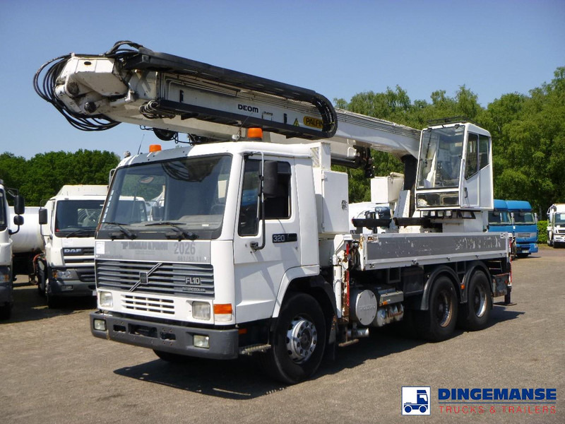 Volvo FL10 6x4 + Palfinger PK680TK - Darus autó: 1 kép. Volvo FL10 6x4 + Palfinger PK680TK - Darus autó: 1 kép.