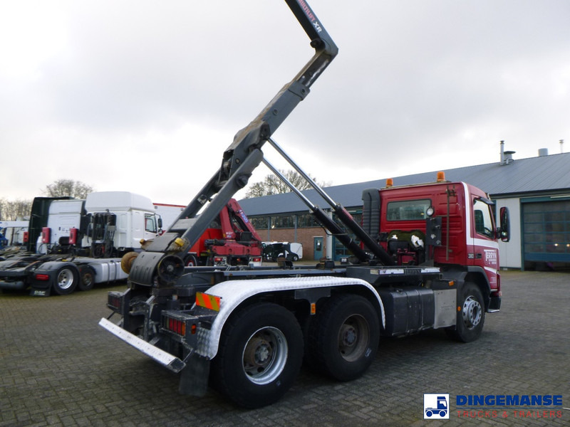 Volvo FM12 380 6x4 Euro 2 Hiab Multilift container hook 21 t - Horgos rakodó teherautó: 4 kép. Volvo FM12 380 6x4 Euro 2 Hiab Multilift container hook 21 t - Horgos rakodó teherautó: 4 kép.