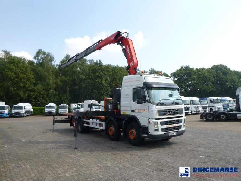 Volvo FM12 420 8x2 RHD + PM 40SP - Darus autó: 2 kép. Volvo FM12 420 8x2 RHD + PM 40SP - Darus autó: 2 kép.