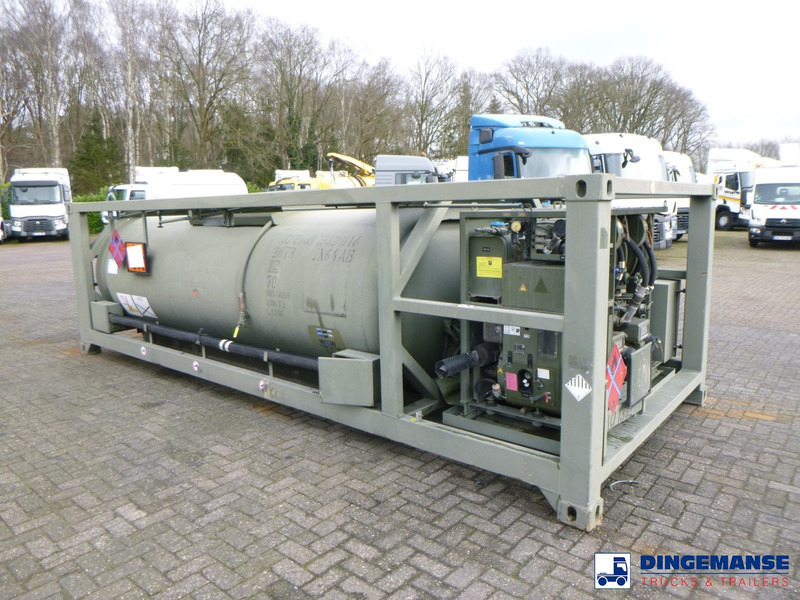 WEW (Westerwälder Eisenwerk) Fuel (kerosene, diesel) tank container 20 ft. inox 10 m3 / 1 comp + pump - Tároló tartály: 2 kép. WEW (Westerwälder Eisenwerk) Fuel (kerosene, diesel) tank container 20 ft. inox 10 m3 / 1 comp + pump - Tároló tartály: 2 kép.