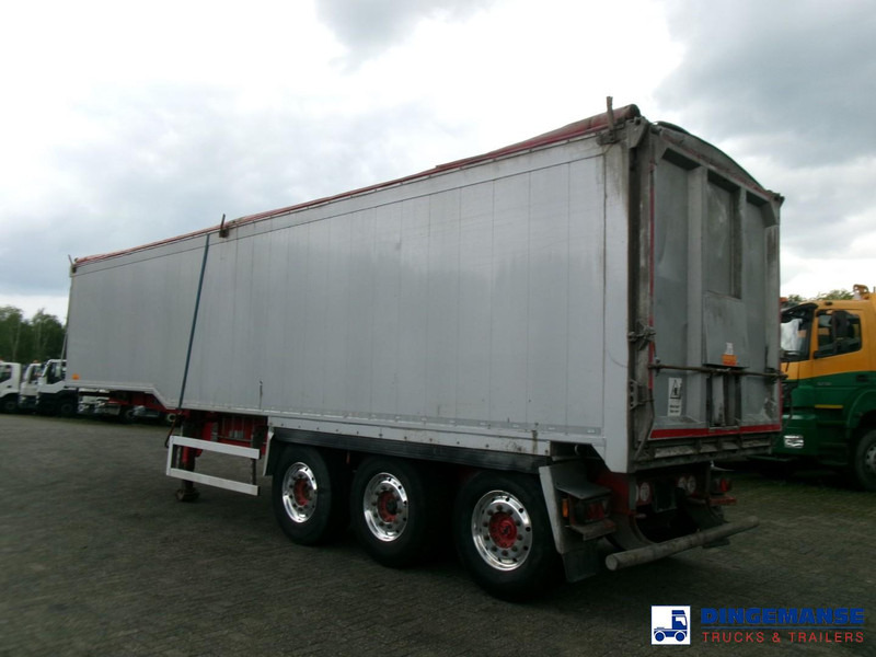 WILCOX Tipper trailer alu 52 m3 + tarpaulin - Félpótkocsi billenőplatós: 3 kép. WILCOX Tipper trailer alu 52 m3 + tarpaulin - Félpótkocsi billenőplatós: 3 kép.